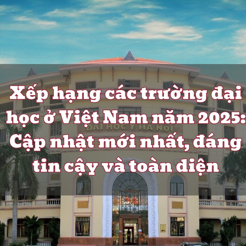 Xếp hạng các trường đại học ở Việt Nam năm 2025